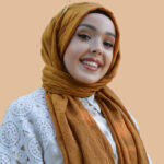 Bambu Crash Şal Turuncu