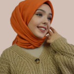 Mio Caz Eşarp Turuncu